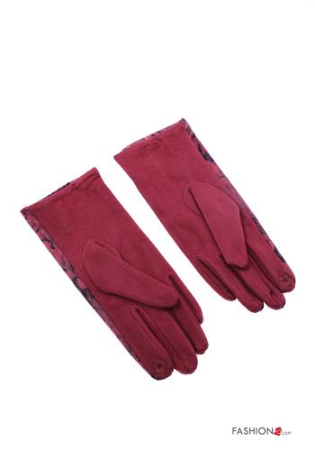 Set mit 12 Paar Tiermuster Handschuhe - ph 4