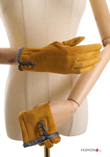 Set mit 12 Paar Handschuhe mit Knöpfen - ph 2