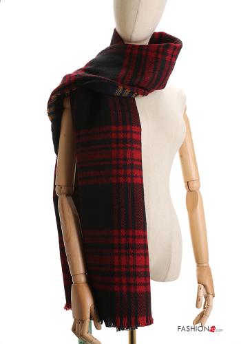 Tartan Scarf with fringe - ph 1