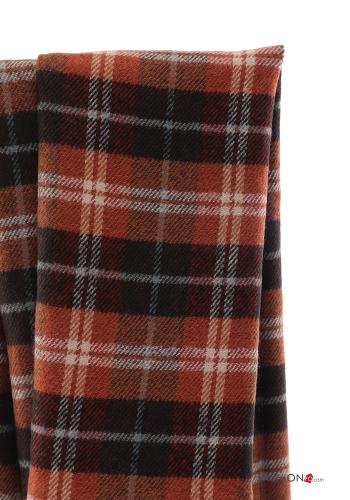 Bufanda Estampado tartán con flecos - ph 3