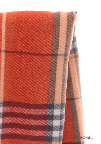 Sciarpa Fantasia tartan con frange - ph 3
