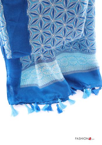 Bufanda Diseño impreso con flecos - ph 4