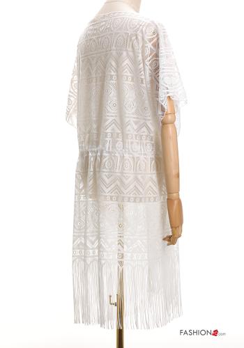 lace trim Cover up with fringe - ph 2