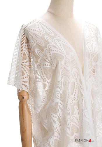 Copricostume pizzo con frange - ph 4