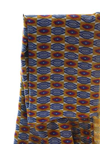 Sciarpa Fantasia geometrica con frange - ph 2