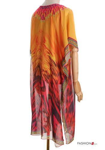 Patterned Cover up with v-neck - ph 2