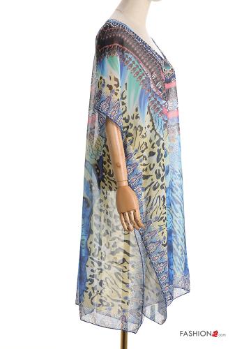 Patterned Cover up with v-neck - ph 3