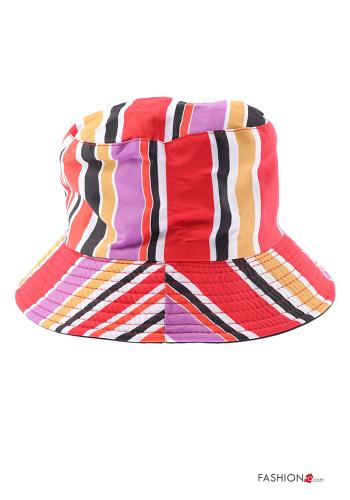 Cappello in Cotone Fantasia righe - ph 2