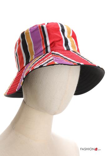 Cappello in Cotone Fantasia righe - ph 4