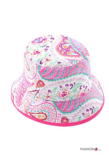 Chapeau en Coton Imprimé jacquard