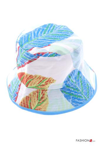 Cappello in Cotone Fantasia con foglie
