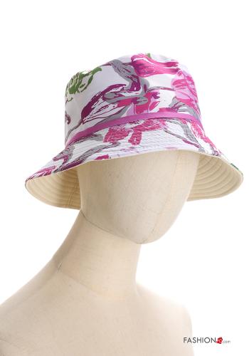 Chapeau en Coton à Imprimé Floral - ph 4