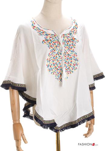 Copricostume Fantasia ricamata con frange - ph 1
