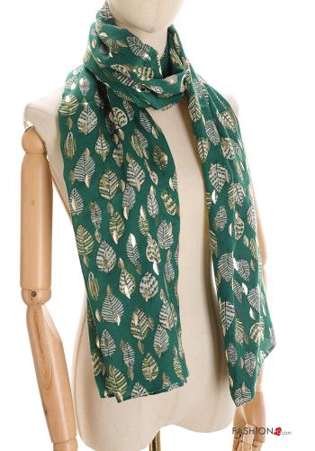 Écharpe Imprimé feuilles