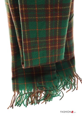 Sciarpa Fantasia tartan con frange - ph 4