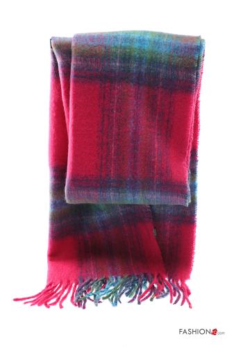 Écharpe Padrão Tartan com franja - ph 2