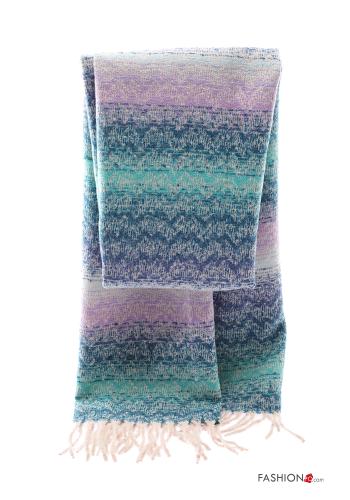 Multicoloured Scarf with fringe - ph 2
