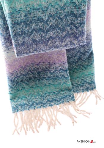 Multicoloured Scarf with fringe - ph 4