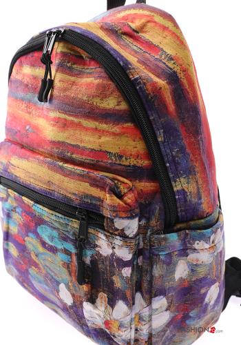 Kunstmuster Rucksack mit Reißverschluss - ph 4