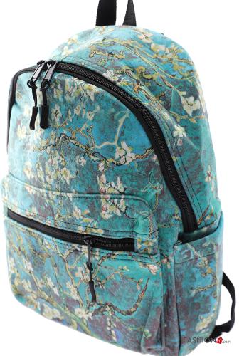 Kunstmuster Rucksack mit Reißverschluss - ph 4