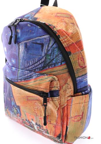 Kunstmuster Rucksack mit Reißverschluss - ph 4