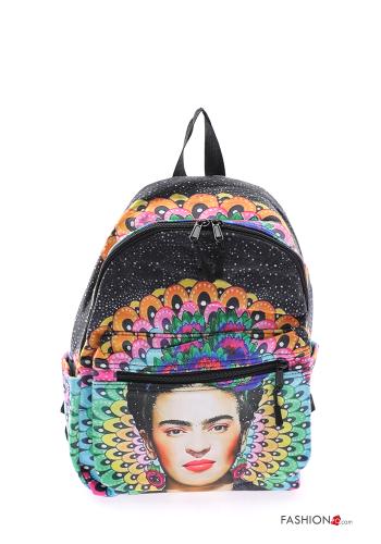 Mochila Estampado Artístico con cremallera