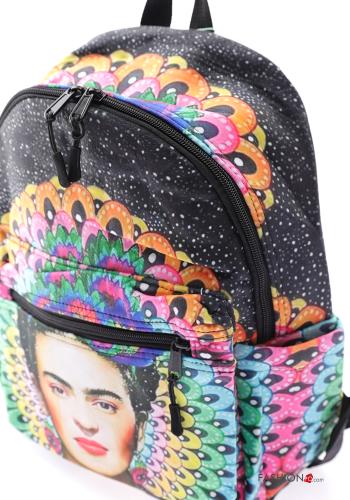 Mochila Estampado Artístico con cremallera - ph 4