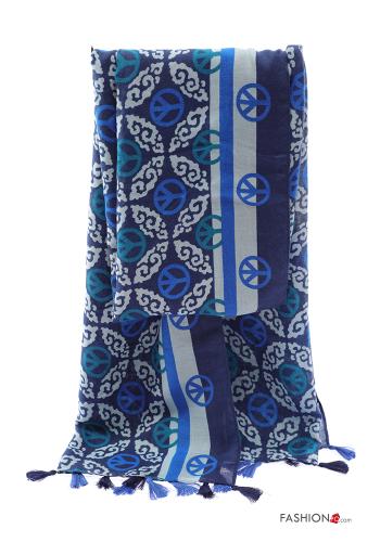 Bufanda Estampado jacquard con flecos - ph 2