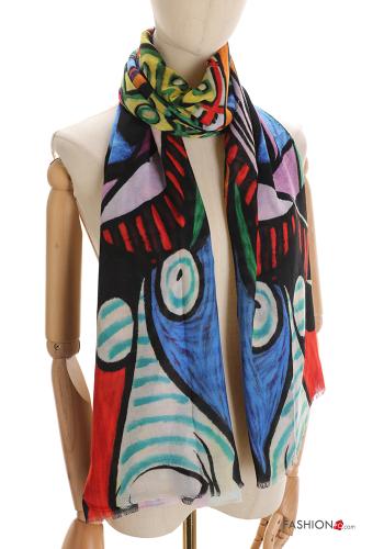 Écharpe Imprimé artistique