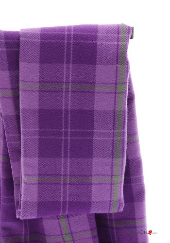 Écharpe Padrão Tartan com franja - ph 3