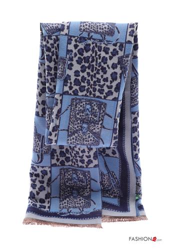 Sciarpa Fantasia animalier con frange - ph 2
