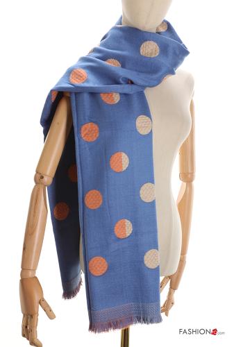 Polka-dot Scarf with fringe - ph 1