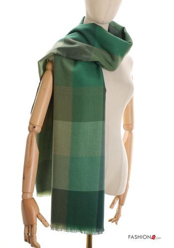 Écharpe Padrão Vichy com franja - ph 1