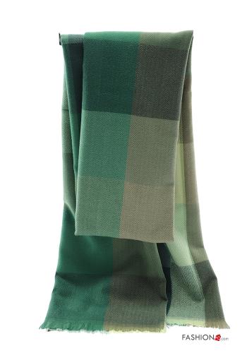 Écharpe Padrão Vichy com franja - ph 2