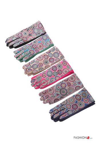 Set 12 pairs Geometric pattern Gloves