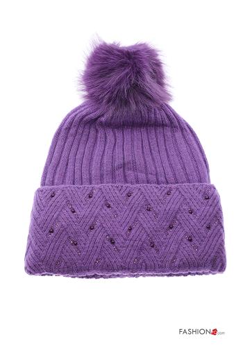 Ensemble de 12 pièces Casquette avec strass - ph 1