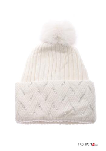 Ensemble de 12 pièces Casquette avec strass - ph 12