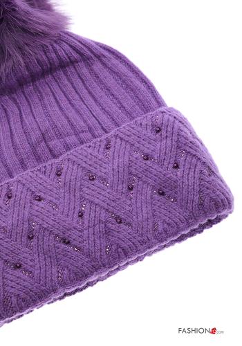 Ensemble de 12 pièces Casquette avec strass - ph 3