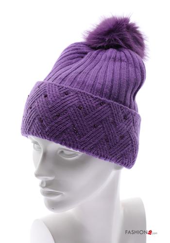 Ensemble de 12 pièces Casquette avec strass - ph 5