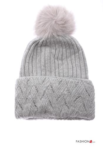 Ensemble de 12 pièces Casquette avec strass - ph 9