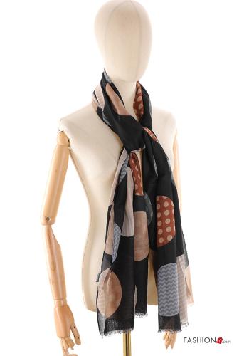 Graphic Print Scarf - ph 1