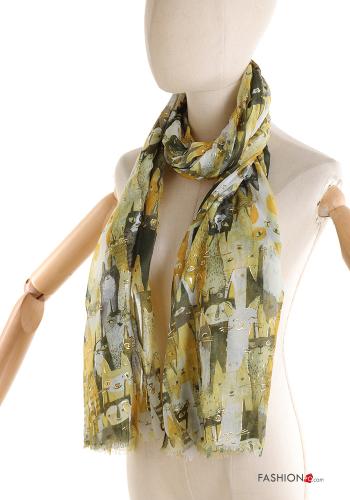 Écharpe lurex Imprimé animal - ph 1