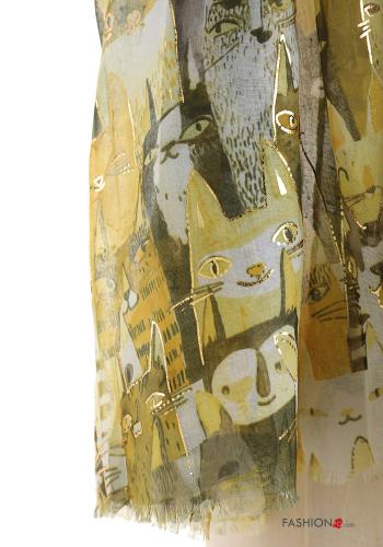 Écharpe lurex Imprimé animal - ph 3