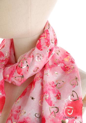 Sciarpa lurex Fantasia cuore - ph 2