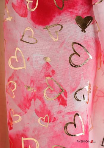 Sciarpa lurex Fantasia cuore - ph 4