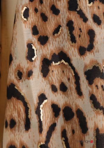 Animal print lurex Scarf - ph 4
