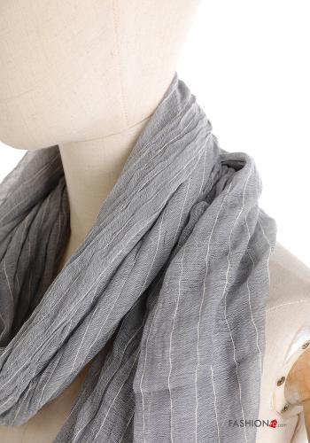 Striped Cotton Scarf - ph 2
