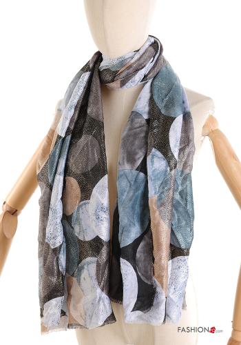 Abstract print lurex Scarf - ph 1