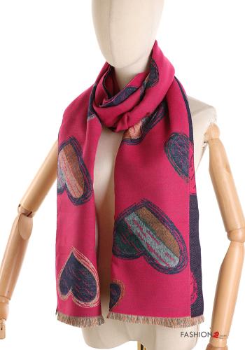 Bufanda estampado de corazón - ph 1