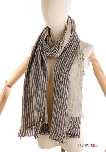 Streifenmuster Schal aus Baumwolle